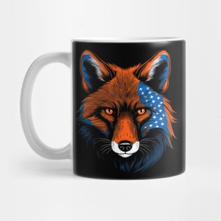 Patriotic Red Fox Mug